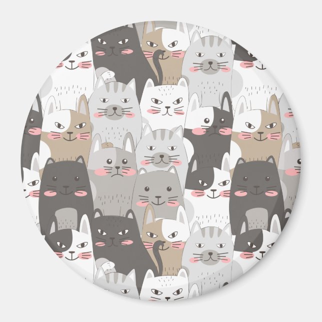 Cute Cats Magnet (Framsidan)