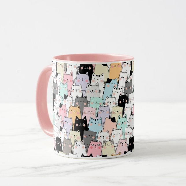 Cute Cats Mugg (Framsida vänster)