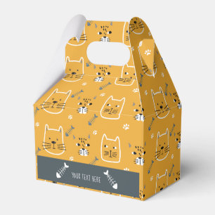 Cute Cats Personlig Modern Mönster Presentaskar