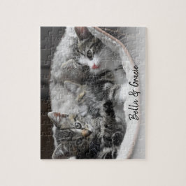 Cute Cats Pet Photo Personlig Anpassningsbar Pets Pussel