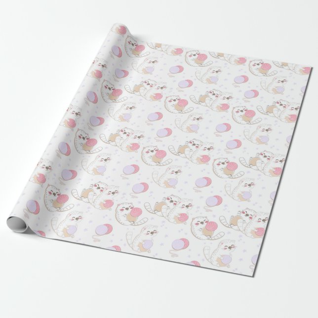Cute Cats Presentpapper (Utrullad)