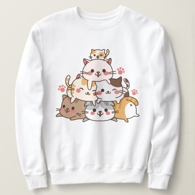 Cute Cats T Shirt (Design framsida)
