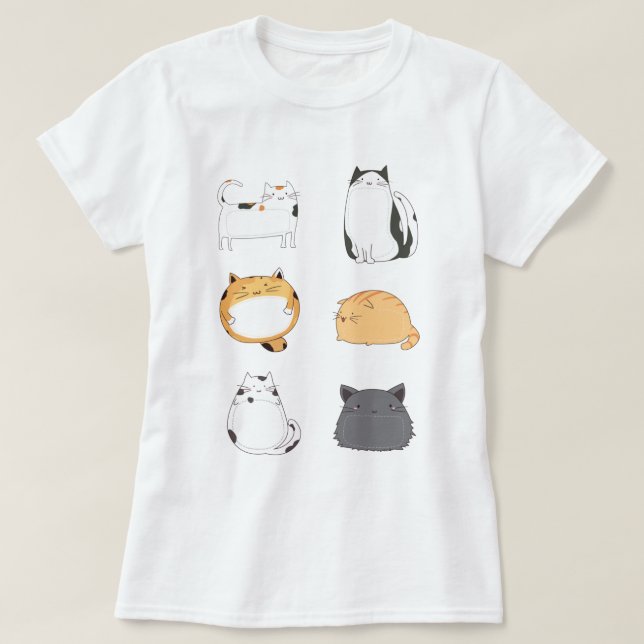 Cute Cats T Shirt (Design framsida)