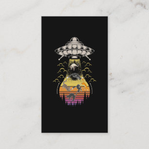 Cute Cats Ufo Abduction UFO Kittes Visitkort