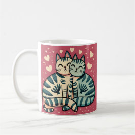 Cute Cats Valentine Kaffemugg