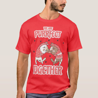 Cute Cats vi är exakta tillsammans med Cute Cute C T Shirt