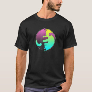 Cute Cats Ying Yang Yin Yang 4 T Shirt