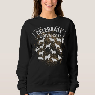 Cute Celebrate Hundar Olika Hundraser för egen Hun T Shirt
