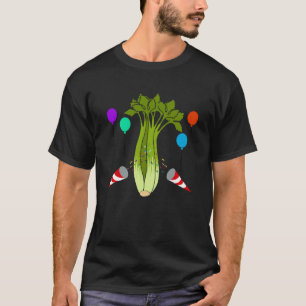 Cute Celery Vegetables Healthy Food Leek T Shirt