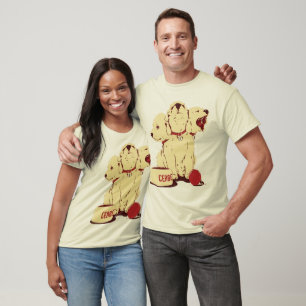 Cute Cerberus Tecknad T-shirt