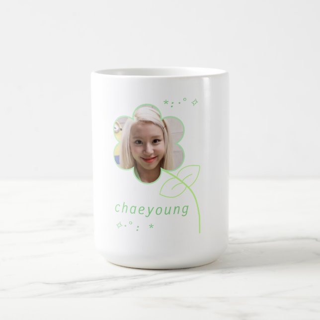 Cute Chaeyoung Kpop Twice Tonåring estetiskt Kaffemugg (Center)
