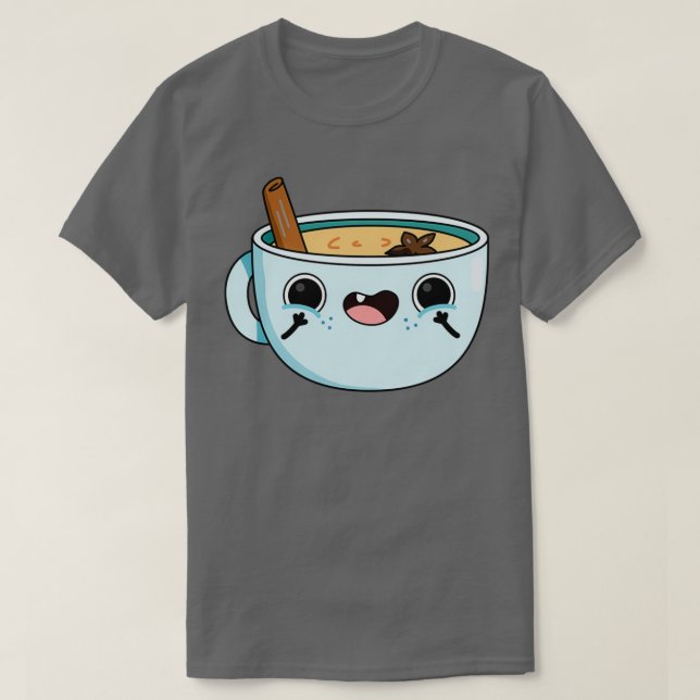 Cute Chai Tea T Shirt (Design framsida)