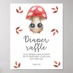 Cute-champinjon - poster av träffel