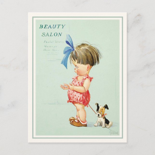 Cute Charles Twelvetrees Postcard Illustration Vykort (Framsida)