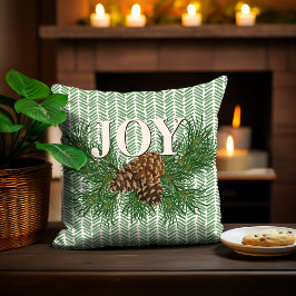 Cute Charming Glad helg Joy Cabin Home Decor Kudde