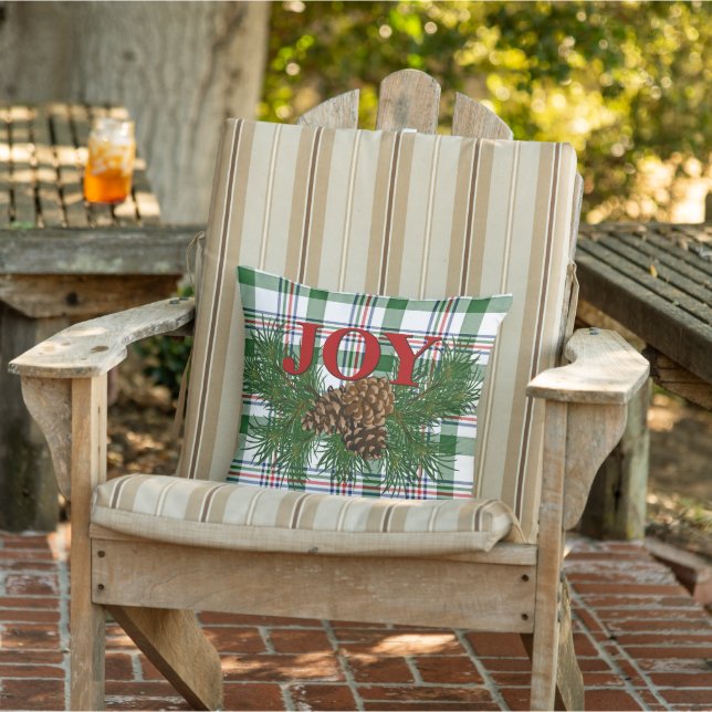 Cute Charming Glad helg Joy Cabin Porch Patio Kudde (Stol)