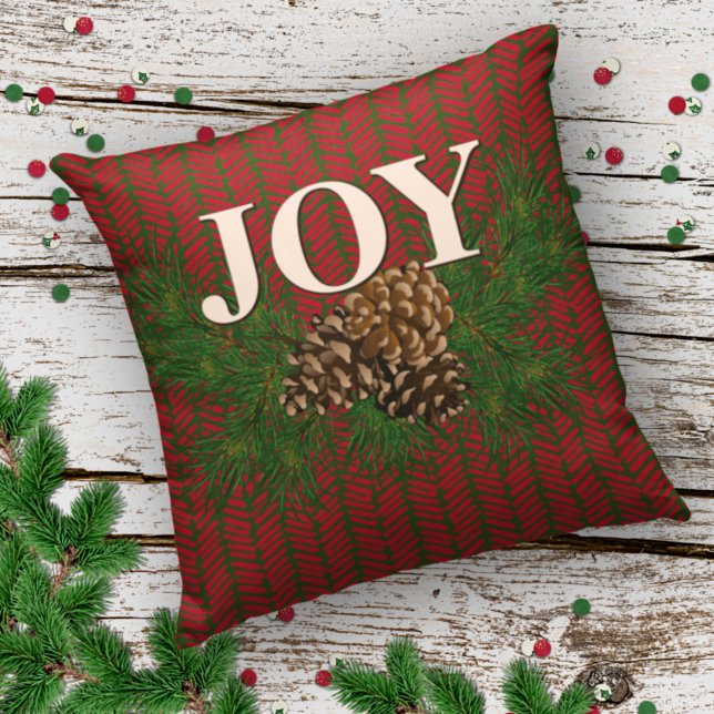 Cute Charming Glad helg Joy Cabin Porch Patio Kudde (Skapare uppladdad)