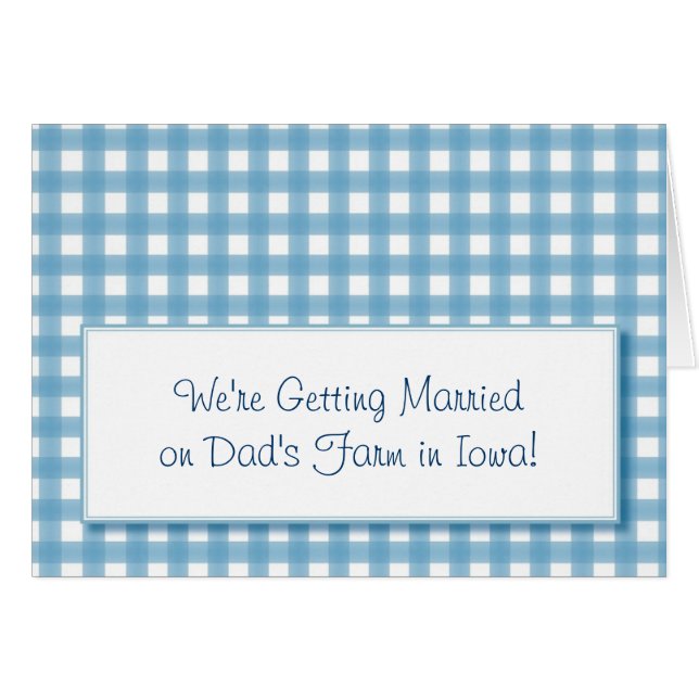 Cute Check Mönster-kort Hälsningskort (Framsidan Horizontal)