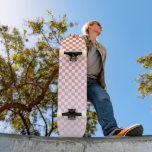 Cute CheckOrange Rosa, sommartid Mini Skateboard Bräda 18,5 Cm<br><div class="desc">Cute Checkate Rosa Orange Sommarskateboard</div>