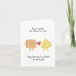 Cute Chee och Toast-årskort Kort