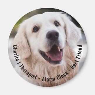 Cute Cheeky Sentimental Hund Namn Photo Quote Magnet