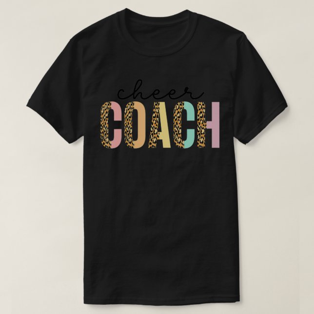 Cute Cheer Coach för kvinnliga chaufförer Mamma Co T Shirt (Design framsida)