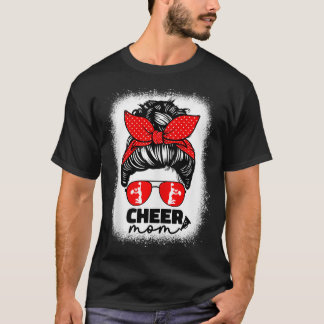 Cute Cheer Mamma för kvinnor CheerLeader Mamma Red T Shirt
