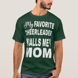 Cute Cheer Mamma Min favoritCheerledare kallar mig T Shirt