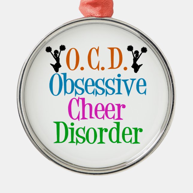 Cute Cheerlead Julgransprydnad Metall (Framsidan)