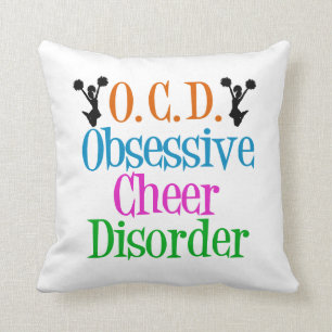 Cute Cheerlead Obsessivt Cheer Disorder Kudde