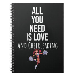 Cute Cheerleader Gift Ideas Cheerleading Sports Anteckningsbok