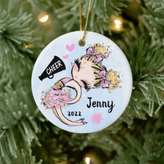 Cute Cheermanager Ornament Rosa Blonde Hair