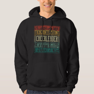 Cute Cheerwriter Älskare Cheer Bows Moves_196 Hoodie
