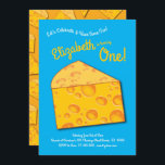 Cute Cheese Wedge Kids 1st Birthday Party Inbjudningar<br><div class="desc">De här vackra modet färglös söt ostkil födelsedagsfest inbjudan är perfekt för ett barn 1:a födelsedag firande! Anpassa texten för att göra den till en egen. Det moderna utseendet och känslan är det perfekt sättet att kasta en ost av firande för din lilla ost av kärlek på sin första födelsedag!...</div>