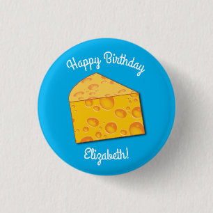 Cute Cheese Wedge Kids 1st Birthday Party Knapp