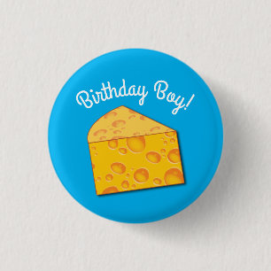 Cute Cheese Wedge Kids 1st Birthday Party Knapp