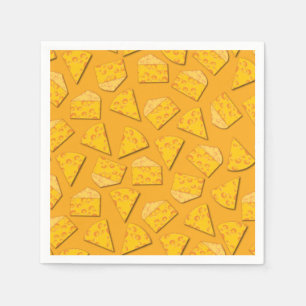 Cute Cheese Wedge Kids 1st Birthday Party Pappersservett