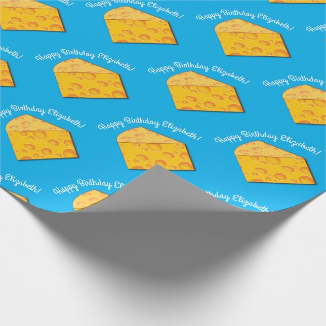 Cute Cheese Wedge Kids 1st Birthday Party Presentpapper (Hörn)