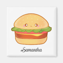 Cute Cheeseburger Magnet