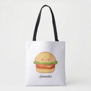 Cute Cheeseburger Tygkasse