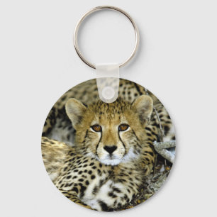 Cute Cheetah Nyckelring