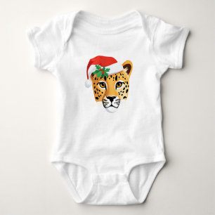 Cute Cheetah Safari jultomten Costume Squad T Shirt