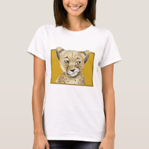 Cute Cheetah T-Shirt - Safari Animal Graphic Tee