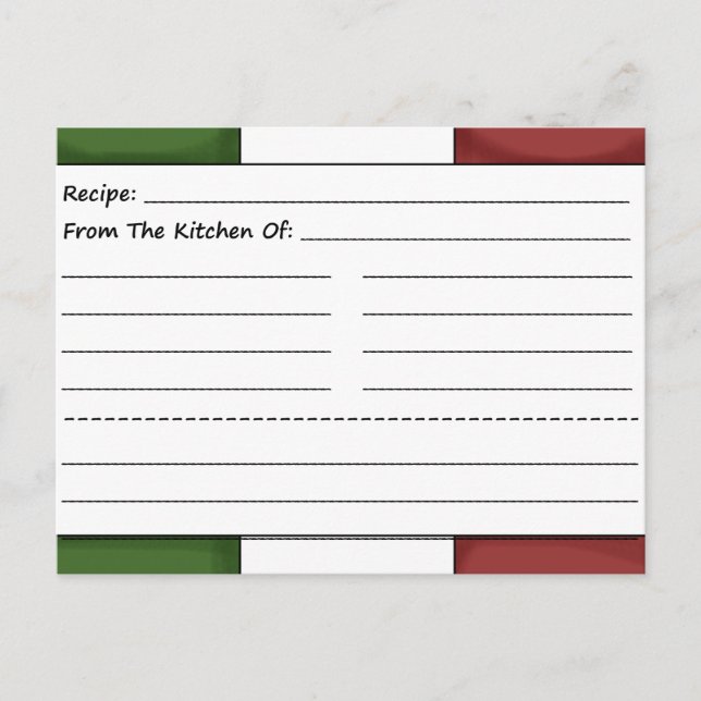 Cute Chef Blank Recification Cards Vykort (Framsida)