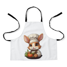 Cute Chef Bunny med röda tomater