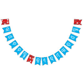 Cute Chef Cooking Kids 1:a födelsedag Party Vimplar