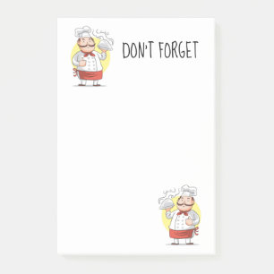 Cute Chefs Post-it Block