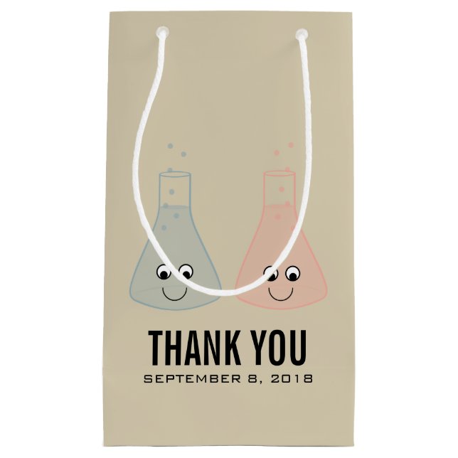 Cute Chemistry Bröllop Gift Bag (Framsidan)