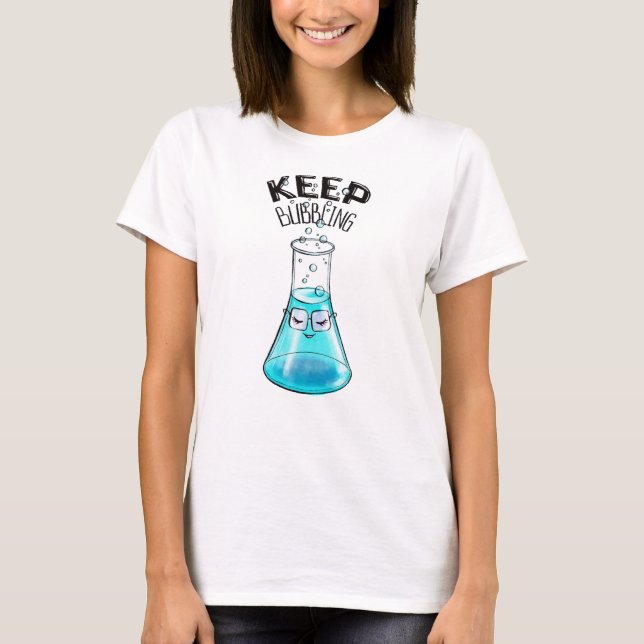 Cute Chemistry Funny Nerdy Lab-tecken T Shirt (Framsida)