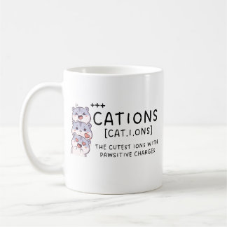Cute Chemistry Mugg,Chemistry Gift Idea,Cation Kaffemugg